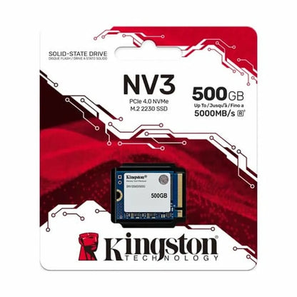 Kingston NV3 500GB M.2 2230 PCIe Gen4 NVMe Internal Solid State Drive