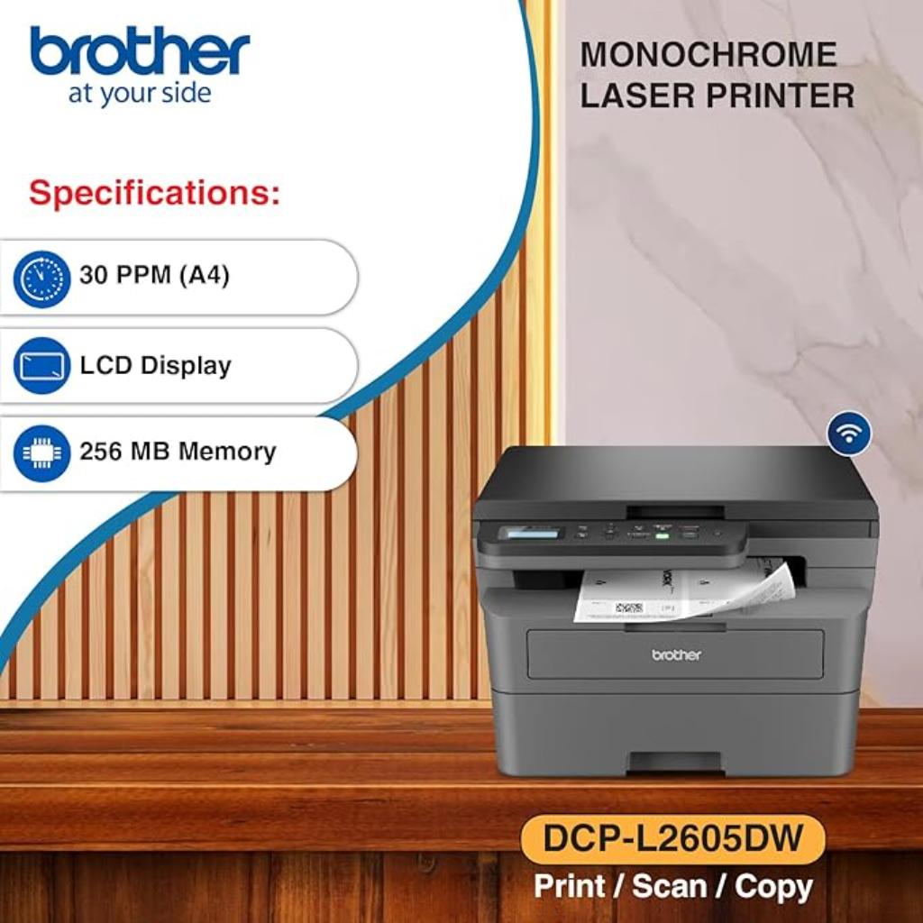 Brother DCP-L2605DW Multifunction Dual Band WIFI Duplex Printer