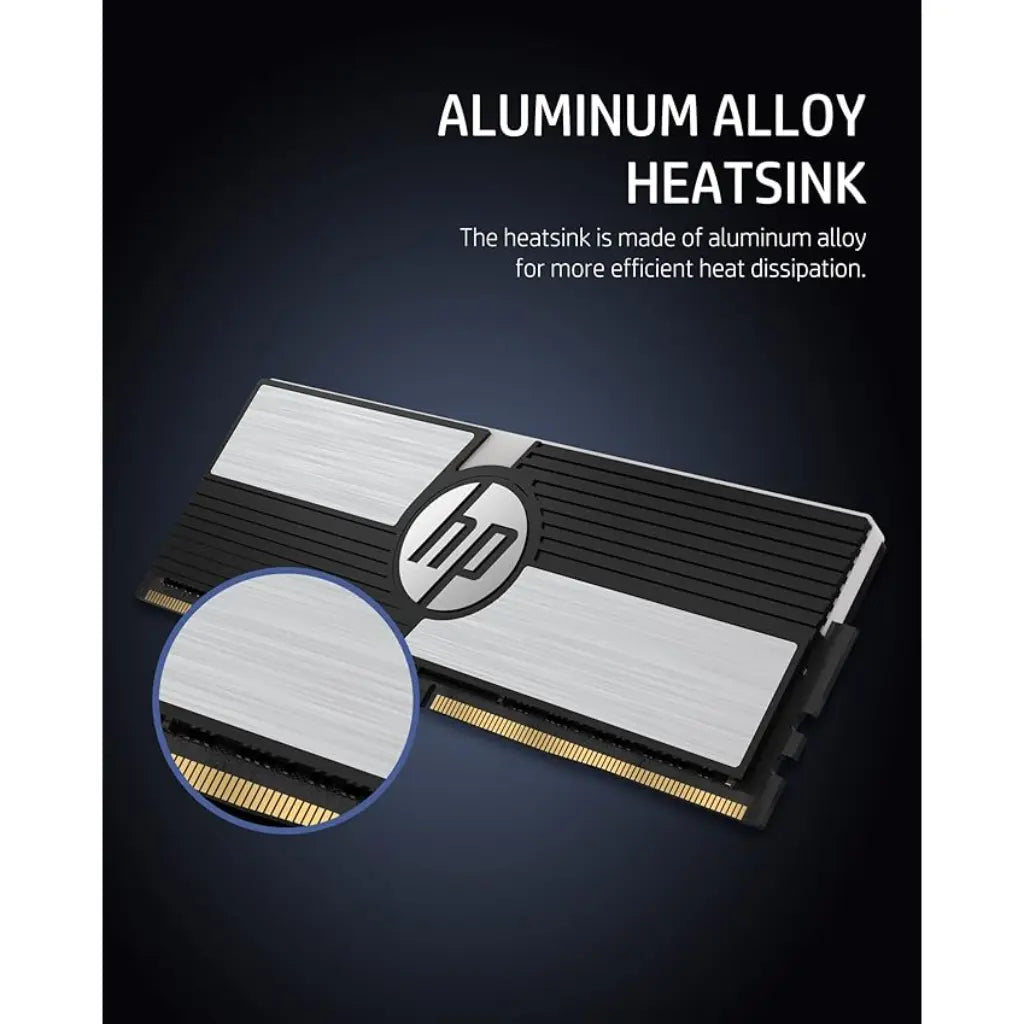 HP V10 16GB (8GBx2) RGB DDR4 RAM 3200MHz CL14 Gaming Desktop Memory