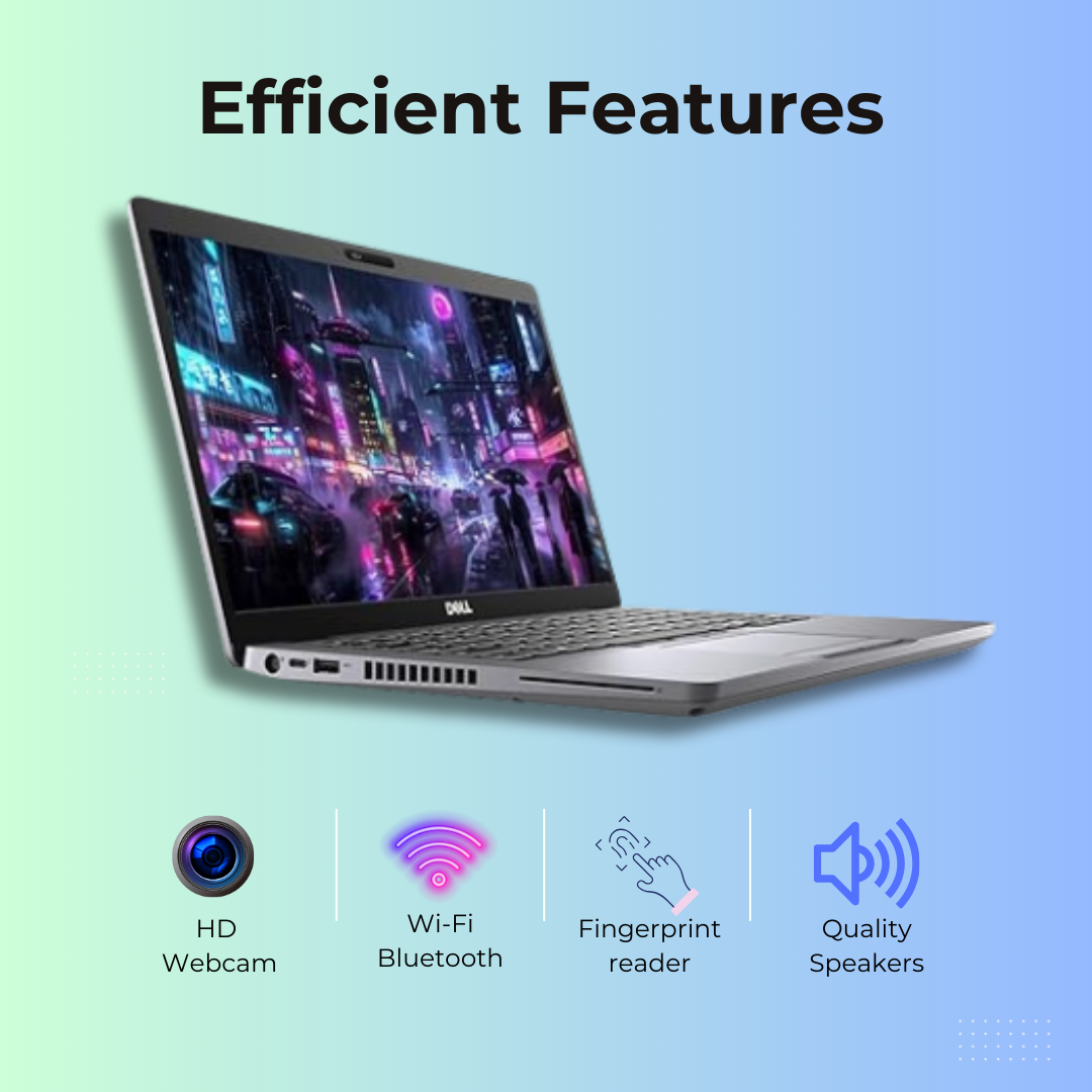 (Refurbished) Dell Latitude 5410 14" Laptop Intel Core i5 10th Gen 16GB RAM 512GB SSD Win 10 Pro