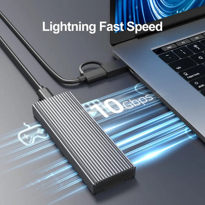 MAIWO K1691 USB-C 3.1 Gen2 Tool Free M.2 NVMe SATA SSD Enclosure