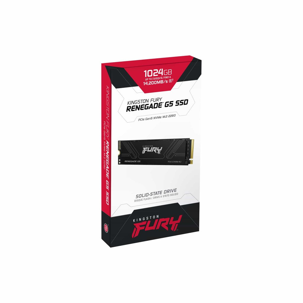 Kingston FURY Renegade G5 1TB PCIe Gen5 NVMe M.2 Solid State Drive