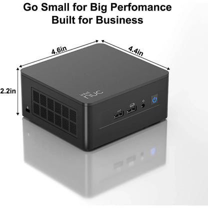 Intel NUC 13 Pro Kit NUC13ANHi3 – Core i3-1315U, UHD Graphics, Thunderbolt 4, WiFi 6E – Barebone (No RAM/Storage)