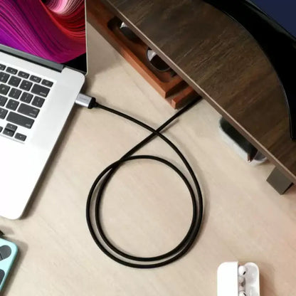 Cadyce CA-HVCAB HDMI Male to VGA Male CADMiUM Braided Cable (2M, Full HD 1080p)-tpstech.in