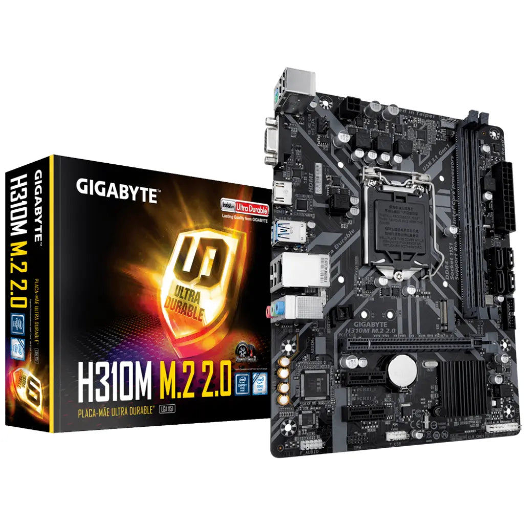 Gigabyte H310M M.2 2.0 Intel H310 LGA1151 DDR4 Micro-ATX Motherboard-tpstech.in