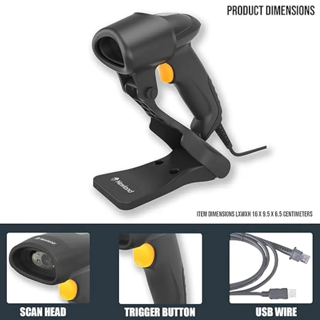 Newland HR3280 2D Megapixel Handheld Barcode Scanner-tpstech.in