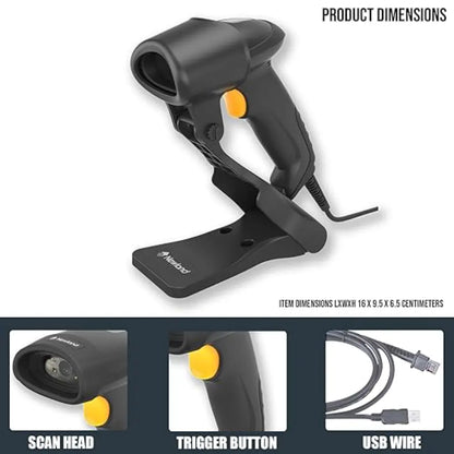 Newland HR3280 2D Megapixel Handheld Barcode Scanner-tpstech.in