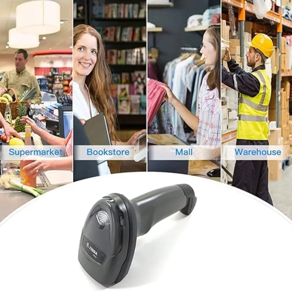 Zebra DS4608-SR Standard Range 1D/2D Barcode Scanner with USB Interface-tpstech.in