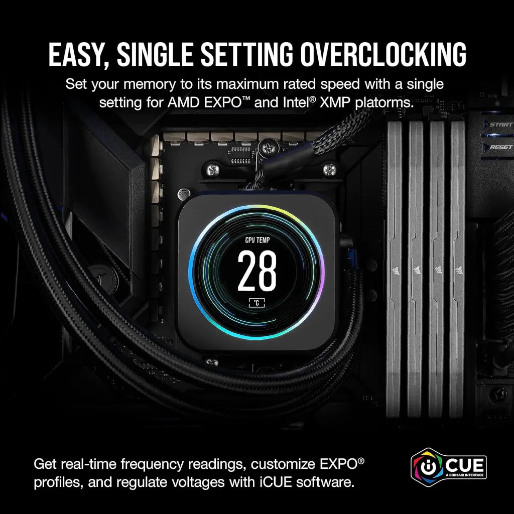 Corsair Vengeance 16GB DDR5 RAM 6000MHz CL36 Desktop Memory-tpstech.in