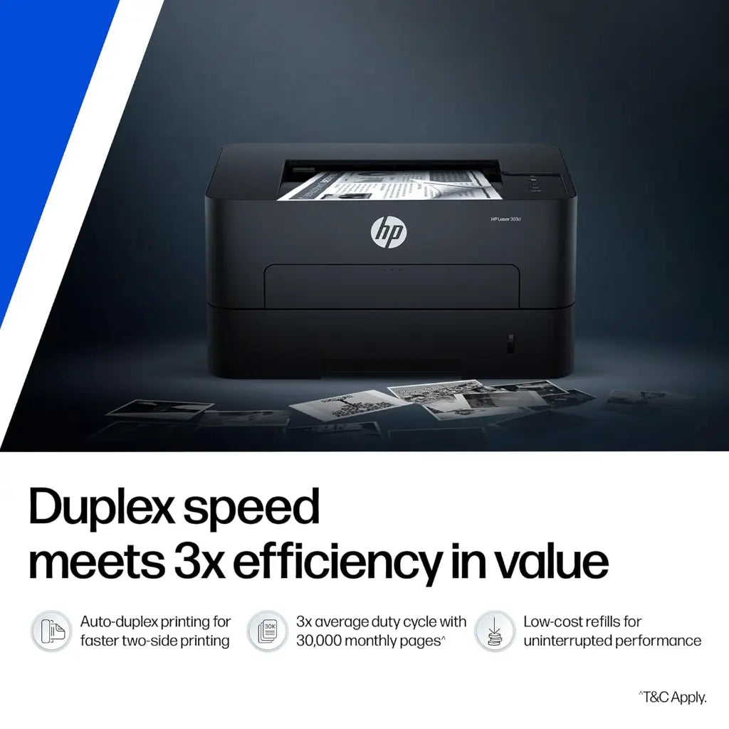HP 303d A58WCA Monochrome Laser Printer with Auto Duplex Printing-tpstech.in