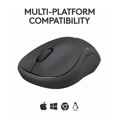 Logitech M240 Silent Bluetooth Wireless Mouse Compact Design - Graphite-tpstech