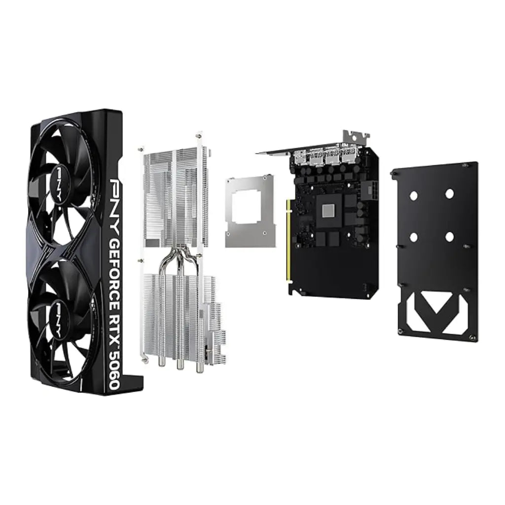 PNY GeForce RTX 5060 8GB GDDR7 Dual Fan Graphics Card-tpstech.in