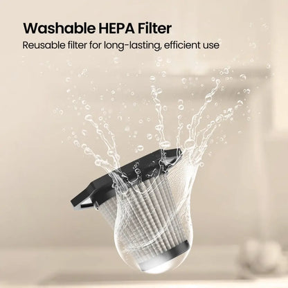 Portronics Mopcop POR 2573 Rechargeable Handheld Vacuum Cleaner with Washable HEPA Filter-tpstech.in