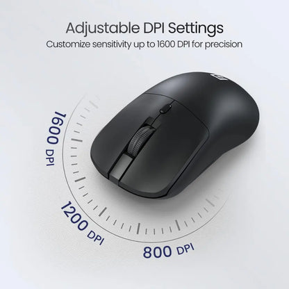 Portronics Toad 33 POR 2568 Wireless Mouse 2.4GHz 800–1600 Adjustable DPI-tpstech.in