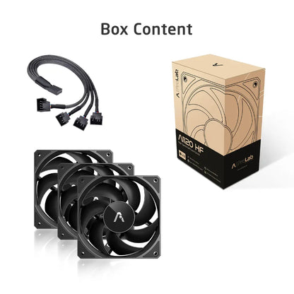 ProLab Design AI120 HF Pro‑Grade 120mm PWM Cabinet Fan Kit-tpstech.in