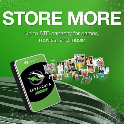 Seagate BarraCuda 4TB 2.5" 5400 RPM 128MB Cache Internal Hard Drive-tpstech.in