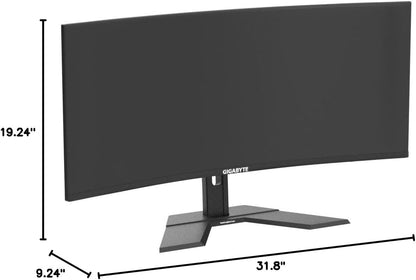 GIGABYTE GS34WQC 34" 120Hz 1440P WQHD HDR Ready VA Panel Curved Gaming Monitor