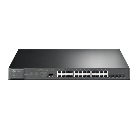 TP-Link JetStream TL-SG3428XMP 24 Port Gigabit 4-Port 10GE SFP+ L2+ Managed Switch with 24-Port PoE+
