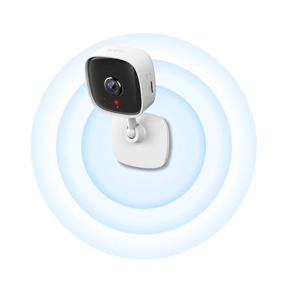 TP-Link TAPO TC60 1080p FHD Home Security Wi-Fi Camera with Advanced Night Vision - White