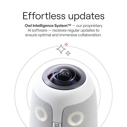 Meeting Owl 3 360° Smart Video Conference Camera with 1080p HD Video Speaker & Microphone