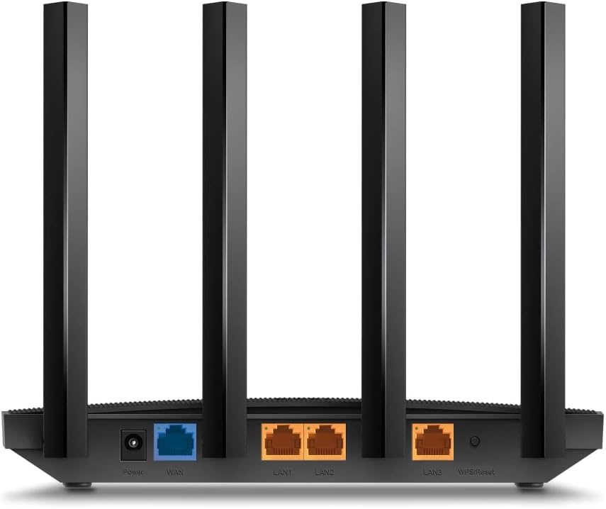 TP-Link AX1500 Archer AX12 Dual-Band Gigabit Wi-Fi 6 Router - Black