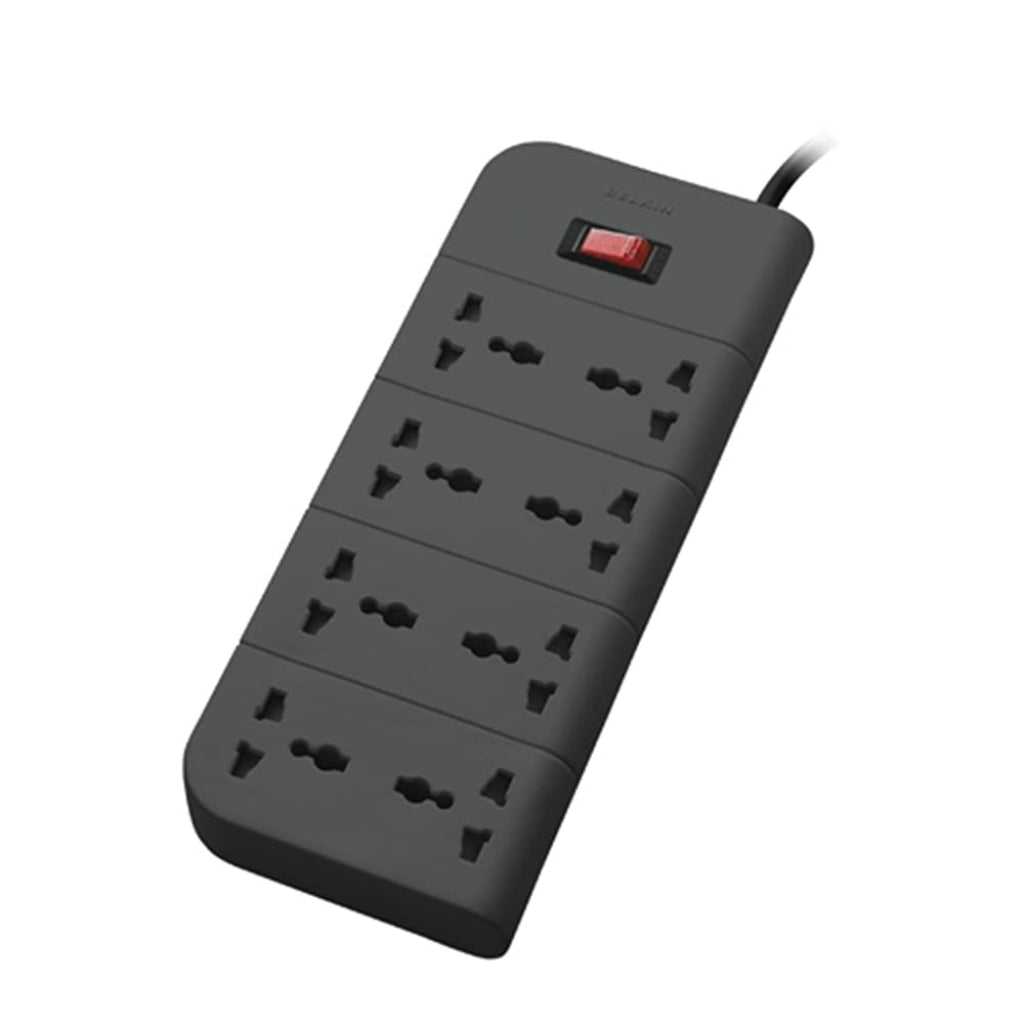 Belkin Economy Series 8-Socket Surge Protector Universal Socket - Grey