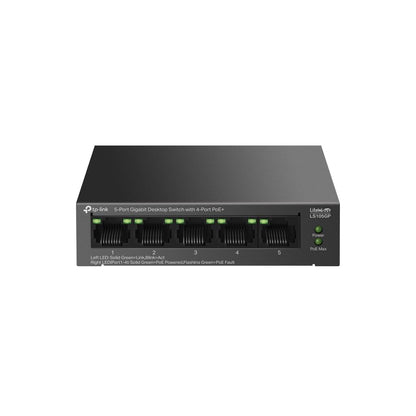 TP-Link LS105GP 5-Port Gigabit Desktop Ethernet Switch with 4-Port PoE+