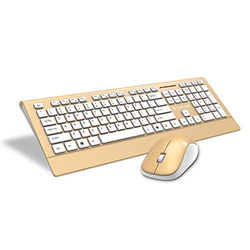 [Repacked]Lapcare LBS999 Smartoo L999 Wireless Keyboard and Mouse Combo (Gold)