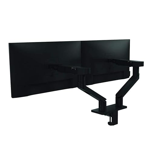 Dell MDA20 Pro Dual Monitor Arm Adjustable Space-Saving Mounting Solution