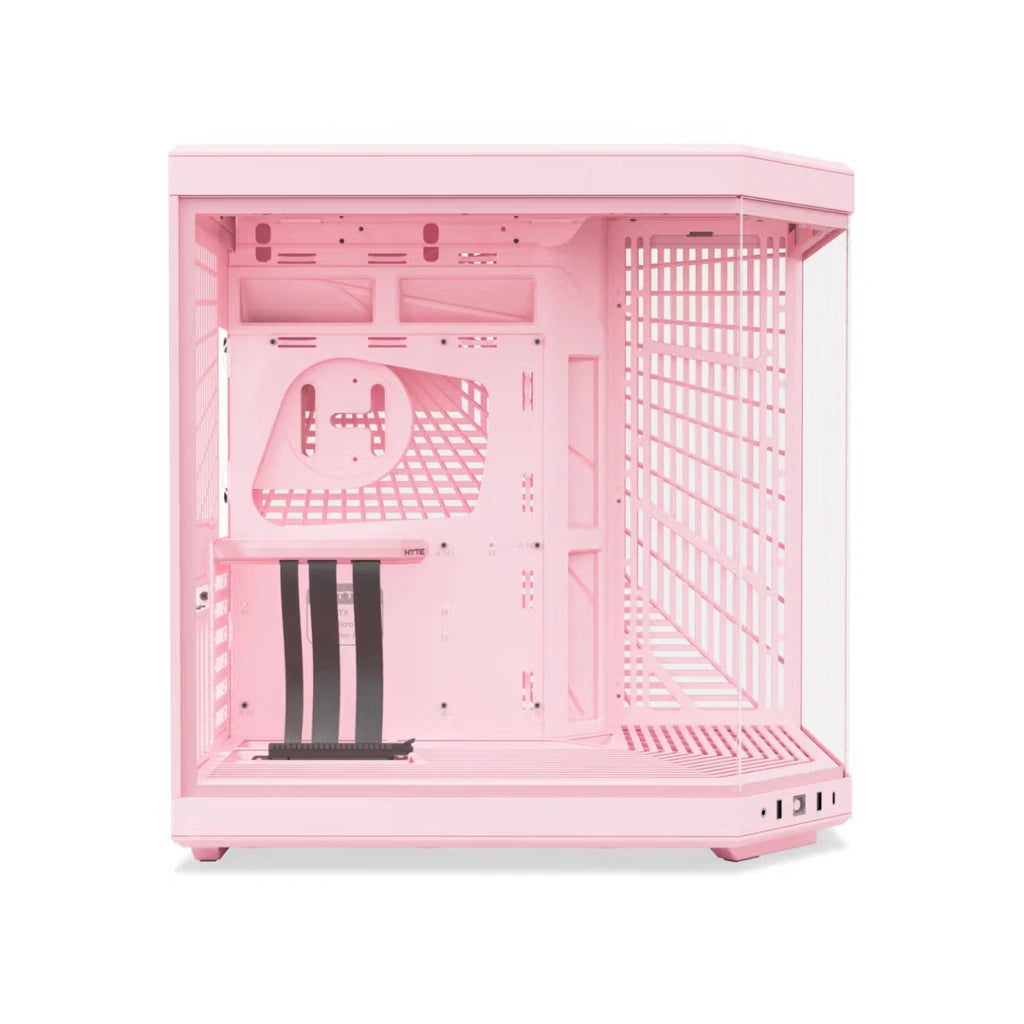HYTE Y70 Mid-Tower PC ATX Case with Modern Aesthetic Case-Strawberry Milk