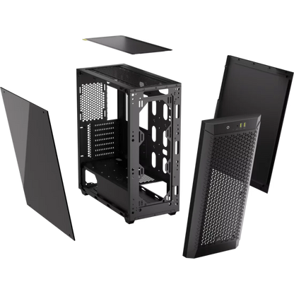 CORSAIR 480T Airflow Tempered Glass Mid-Tower Case- Black