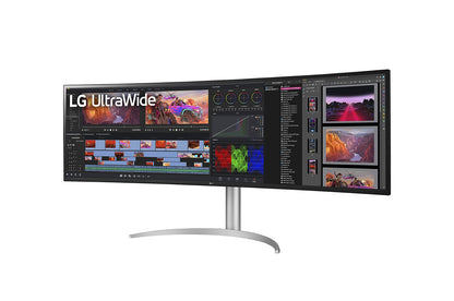 LG UltraWide 49WQ95C-W 49″ Dual QHD Nano IPS 144 Hz with NVIDIA G-SYNC Curved Monitor