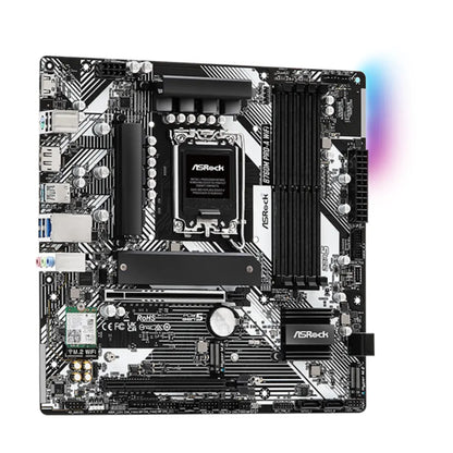 ASRock B760M PRO-A WIFI B760 Intel LGA1700 DDR5 Micro-ATX Motherboard-tpstech.in