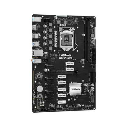 ASRock Q270 Pro BTC+ Mining DDR4 Intel LGA 1151 ATX Motherboard-tpstech.in