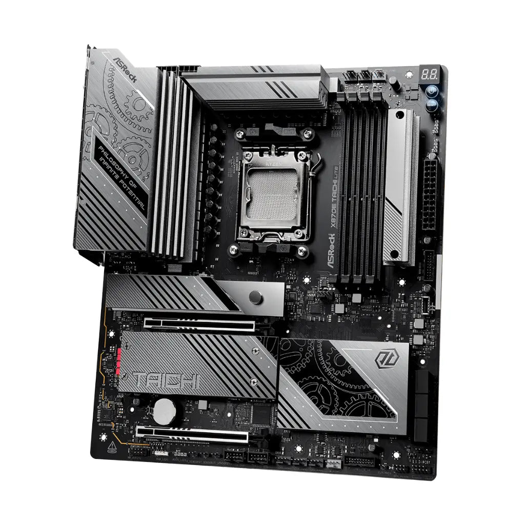 ASRock X870E Taichi Lite Wi-Fi AMD AM5 X870E DDR5 E-ATX Motherboard-tpstech.in