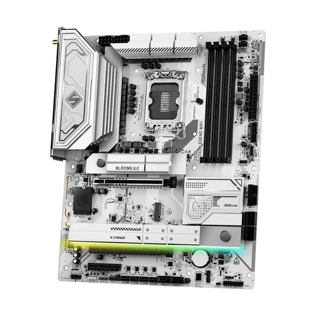 ASRock Z890 Steel Legend WiFi 7 Intel Z890 LGA1851 DDR5 ATX Motherboard-tpstech.in
