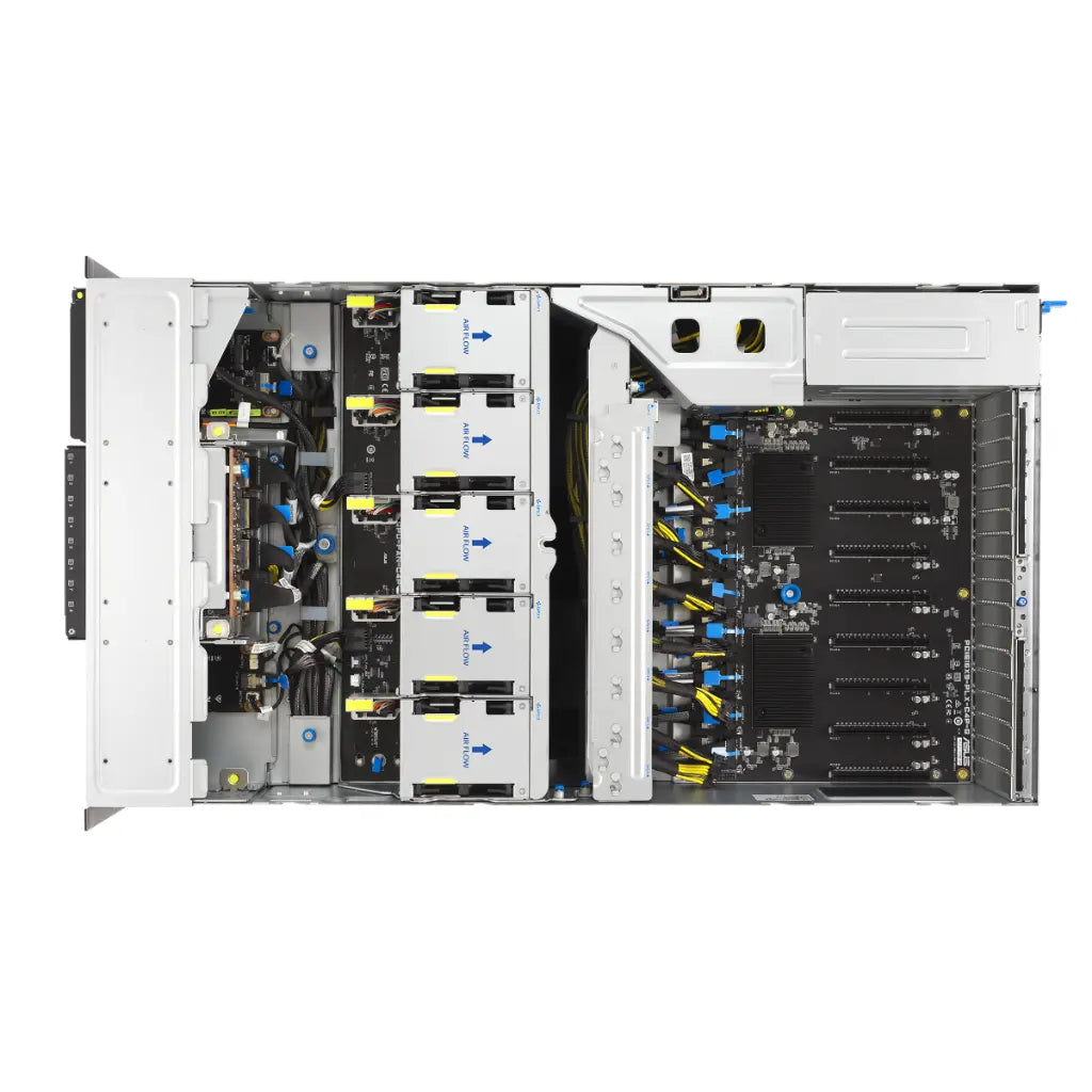 ASUS ESC8000A‑E13P 4U GPU Server with Dual AMD EPYC 9005 Processors, NVIDIA MGX Architecture, 8× 600W Dual‑Slot GPU Support-tpstech.in