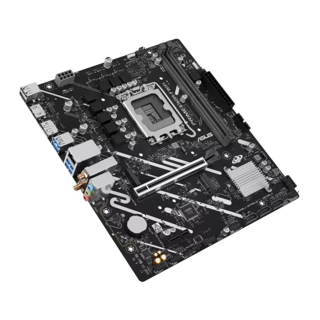 ASUS PRIME B760M-F WIFI Intel B760 Chipset LGA1700 DDR5 Micro ATX Motherboard with WiFi 6-tpstech.in