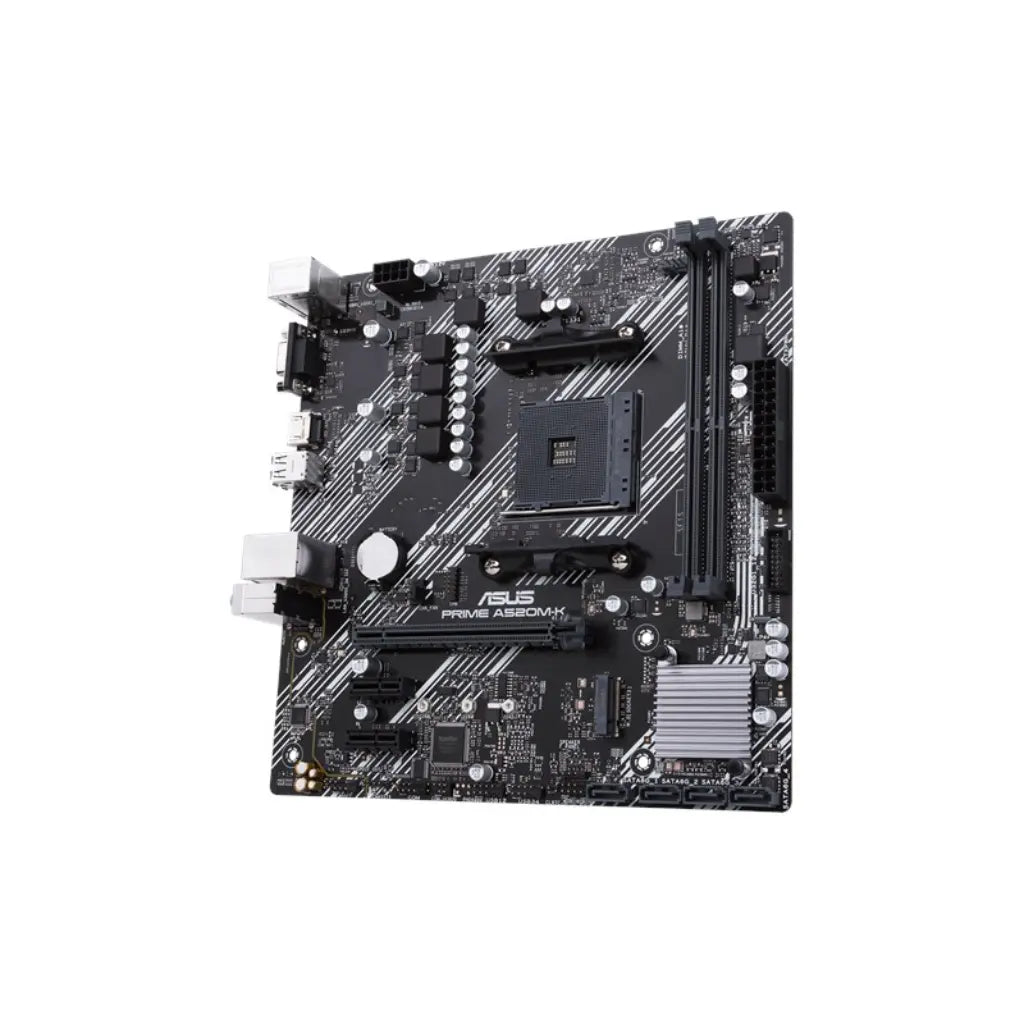 ASUS Prime A520M‑K A520 AMD AM4 Micro ATX Motherboard-tpstech.in