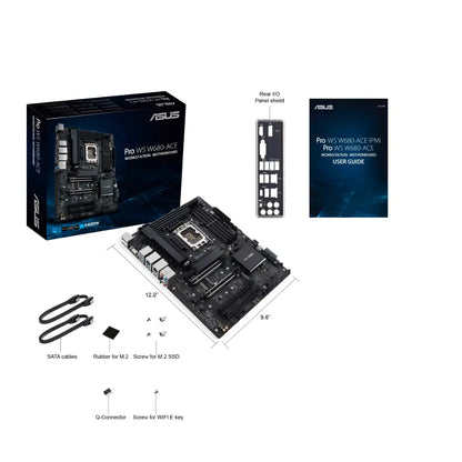 ASUS Pro WS W680‑ACE W680 LGA1700 DDR5 Workstation Motherboard-tpstech.in