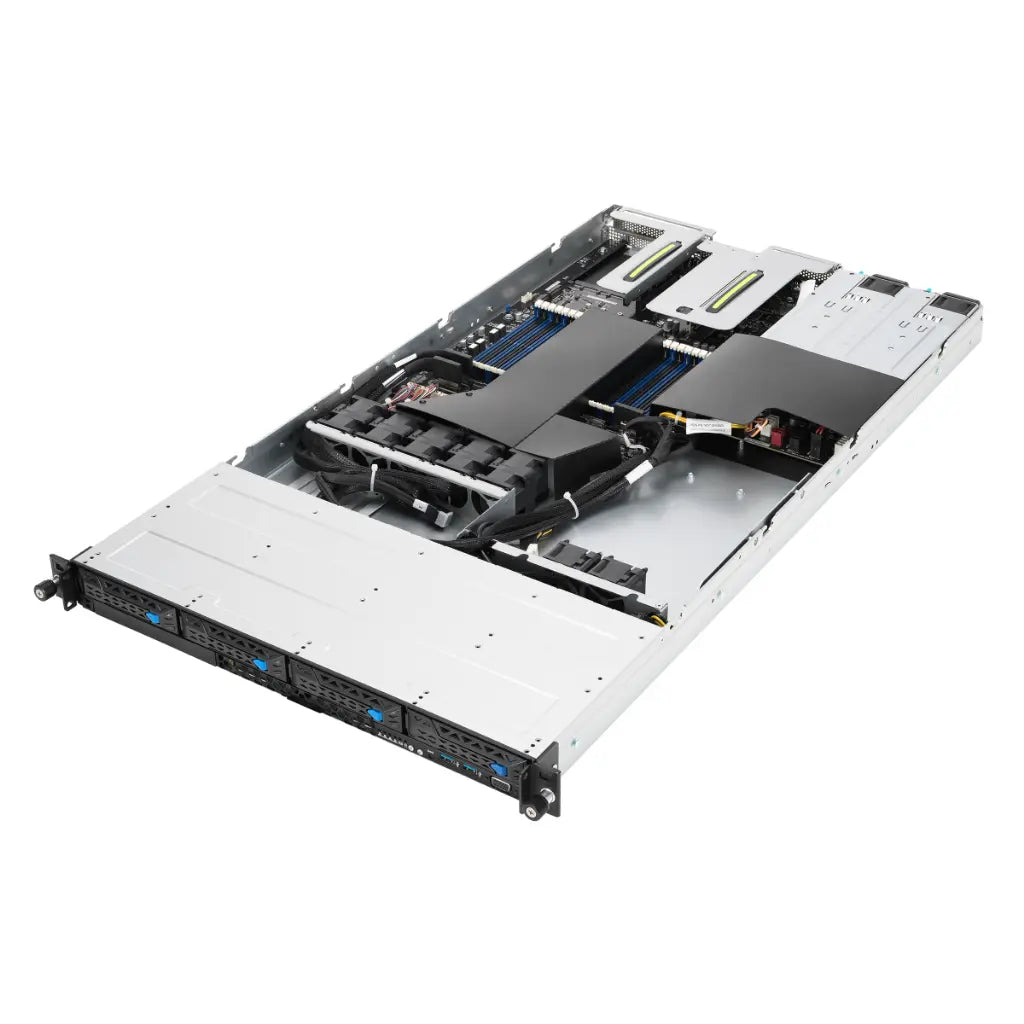 ASUS RS500A‑E11‑RS4U AMD EPYC 7003 SP3 Socket 1U Single‑Socket 4× NVMe Rack Server-tpstech.in
