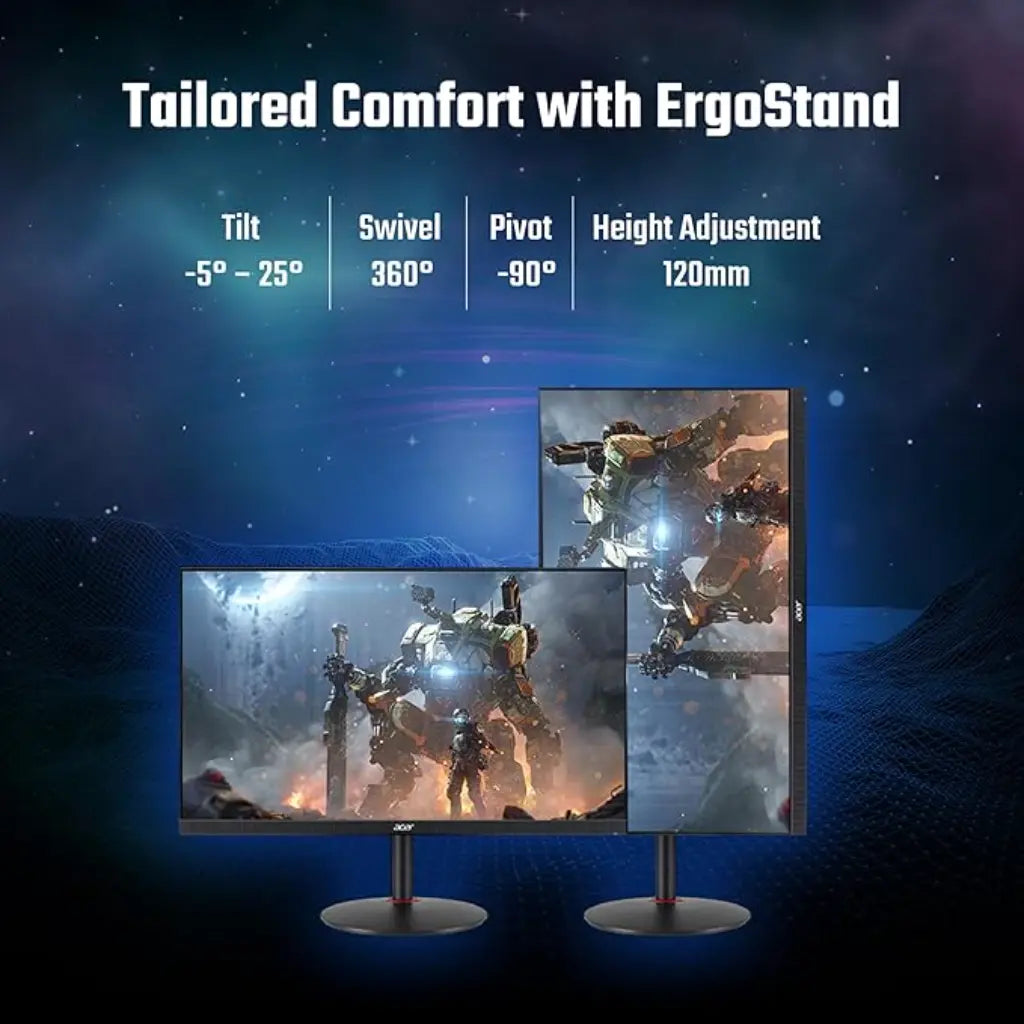 Acer Nitro XV272U V3 27" 180Hz 0.5ms WQHD IPS Gaming Monitor-tpstech.in