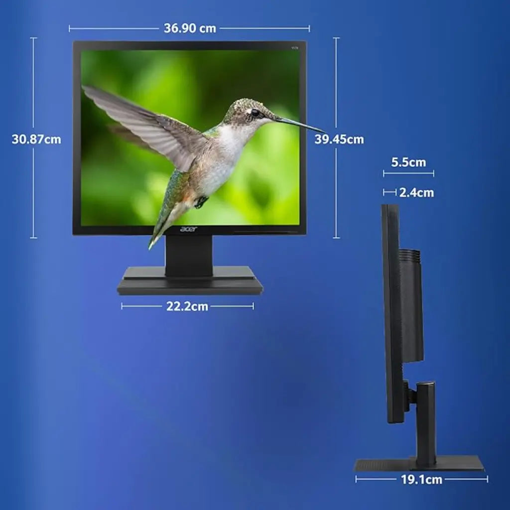Acer V176L 17" 60Hz 5ms SXGA Resolution LED Monitor -tpstech.in