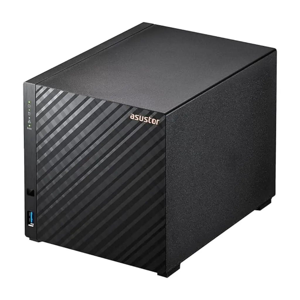 Asustor Drivestor 4 AS1104T Quad‑Core 1.4 GHz 1 GB DDR4 4‑Bay NAS-tpstech.in