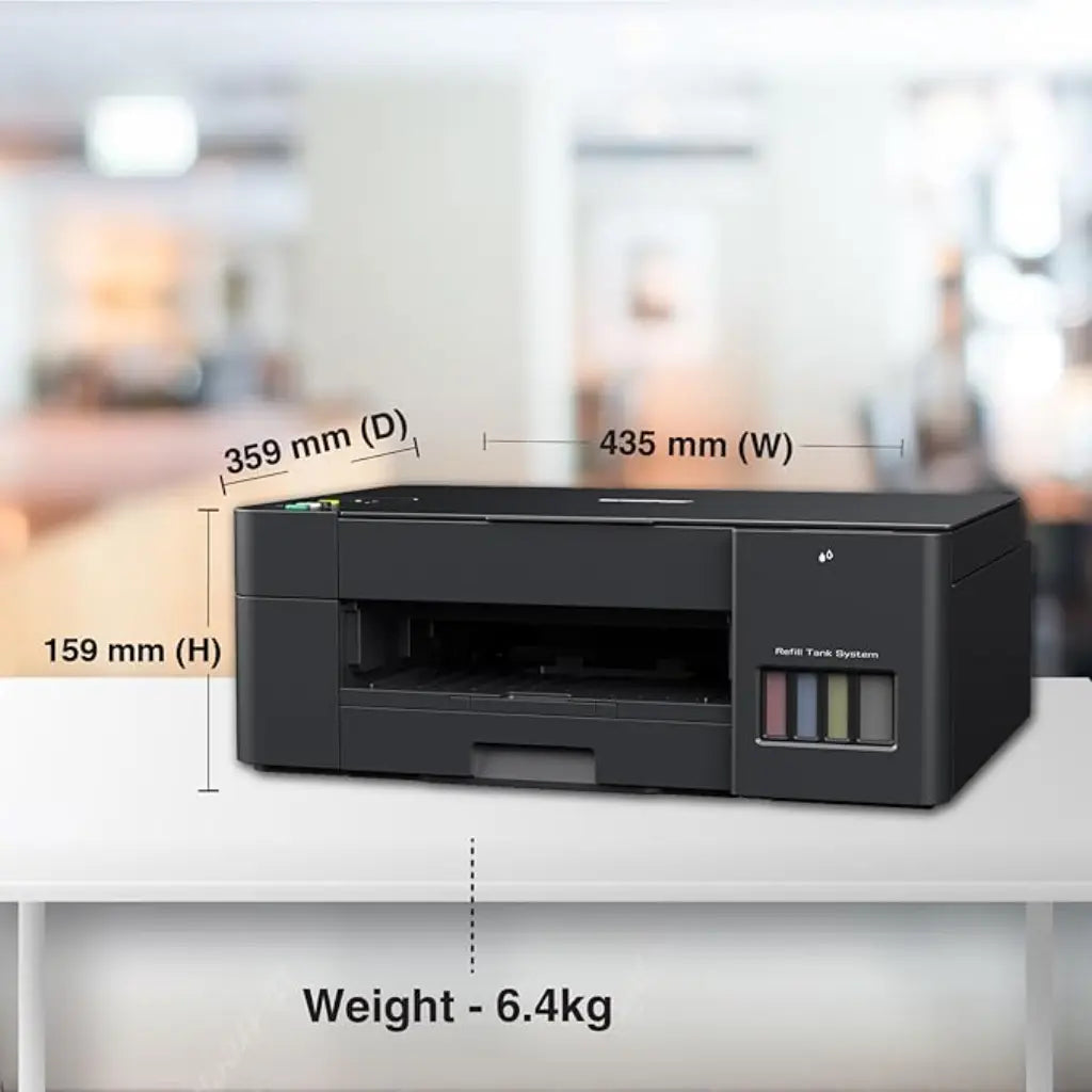 Brother DCP‑T420W Wireless 3‑in‑1 (Print,Copy,Scan) Ink Tank Printer-tpstech.in
