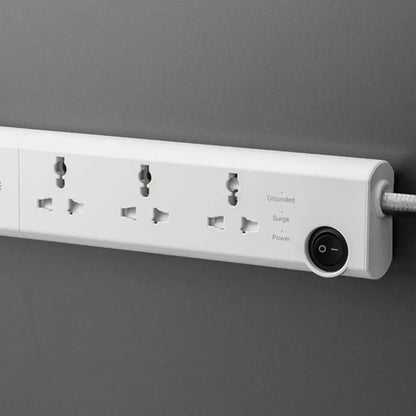 Cadyce CA-3SPS 3-Socket Surge Protector with 30W USB-C PD-tpstech.in