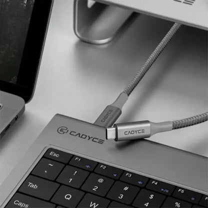 Cadyce CA-C2C 2M USB-C Sync & Charge Cable - CADMiUM Space Gray -tpstech.in