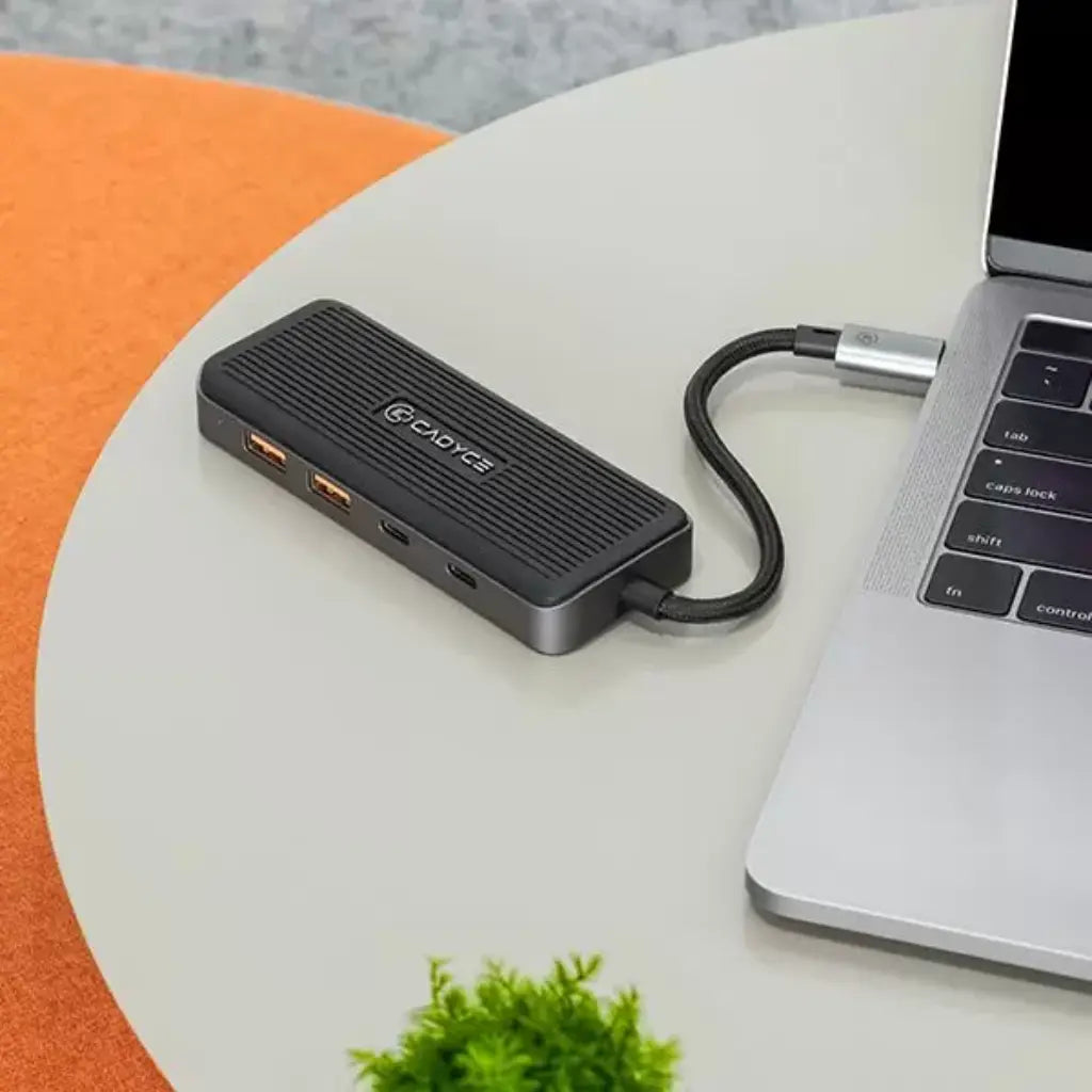 Cadyce CA-C2U2H USB-C to 2x USB-A & 2x USB-C Hub USB 3.1 Gen2 10Gbps-tpstech.in