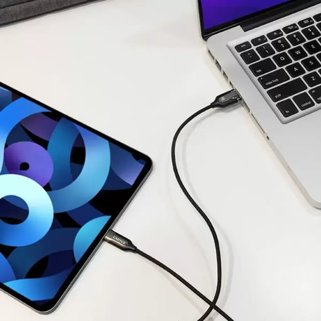 Cadyce CA-C3AM 1m USB-C to USB 3.0 A Male Cable 5Gbps Data Transfer Windows & Mac Compatible-tpstech.in