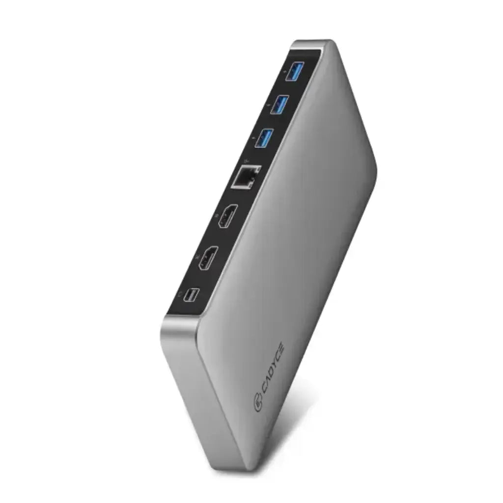 Cadyce CA-C3PDS USB-C™ Professional Docking Station Dual HDMI (4K & 2K) 5 USB 3.0 Ports SD/MicroSD Slot-tpstech.in